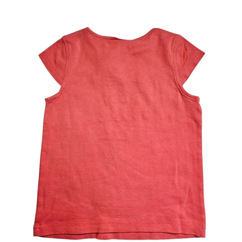 Vintage Gymboree Top Girls Size 5 Coral Reef Seahorse Shirt Cap Sleeve NWT